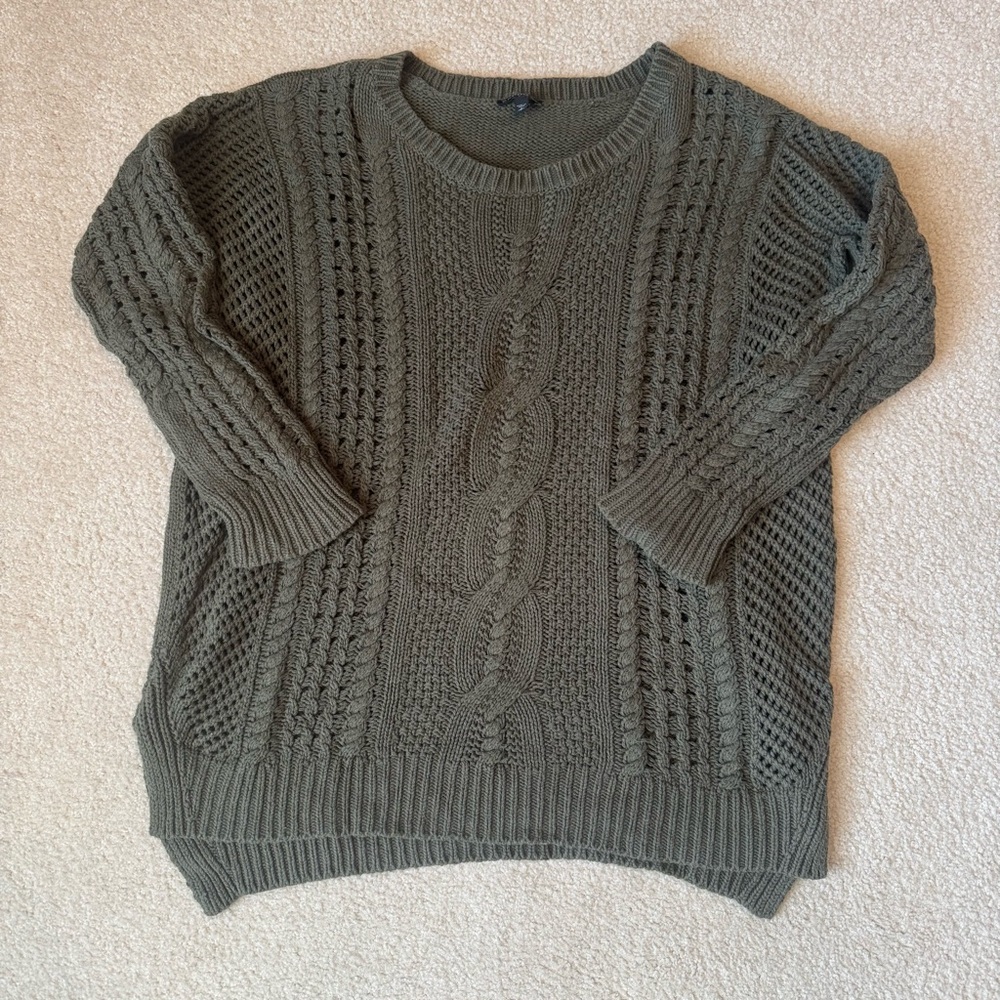 Express Cable Knit Oversized Sweater